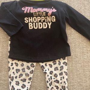 Garanimals leopard 2 piece set 6-9 months